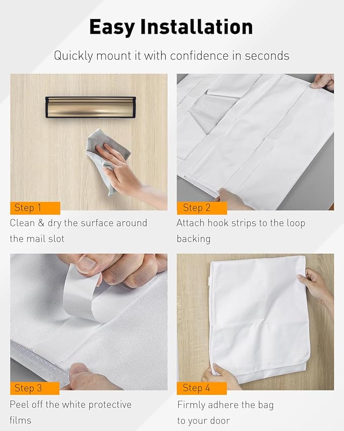Uniclife White Mail Slot Catcher - Image 6