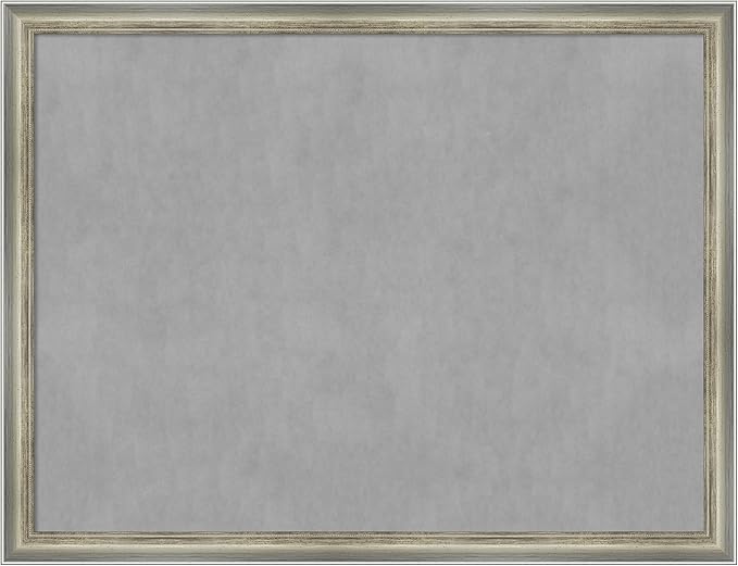Amanti Art Silver Framed Magnetic Board 20x26 Medium Vision Board by AmantiArt