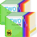 Sooez 96 Count Dividers with Pockets, 8 Tabs Binder Dividers by Sooez