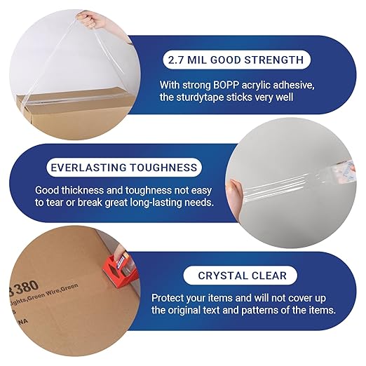 TegmenSeal Heavy Duty Clear Packing Tape - Image 8