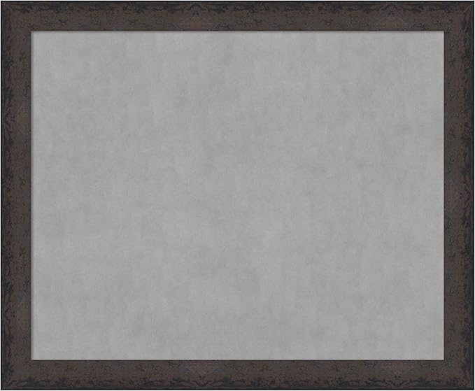 Amanti Art Black Framed Magnetic Board 37x45 X-Large Vision Board by AmantiArt