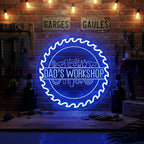 Custom Neon Garage Sign for Man, Personalized Garage LED Signs, Customizable by HousignzNeonLightSigns