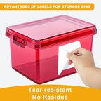 100 Pcs Labels for Storage Bins, 6 x 4 inch Large Label Stickers - Image 4
