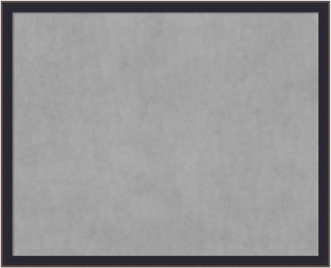 Amanti Art Black Framed Magnetic Board 35x43 X-Large Vision Board by AmantiArt