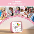 Visual Timer for Kids with Pause Function, Cute Silent Timer with Rainbow for - Image 6