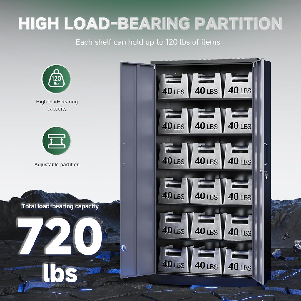 letaya metal storage cabinets with lock door and on a desk or shelf