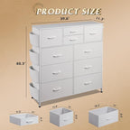 WLIVE White Dresser for Bedroom - Image 3