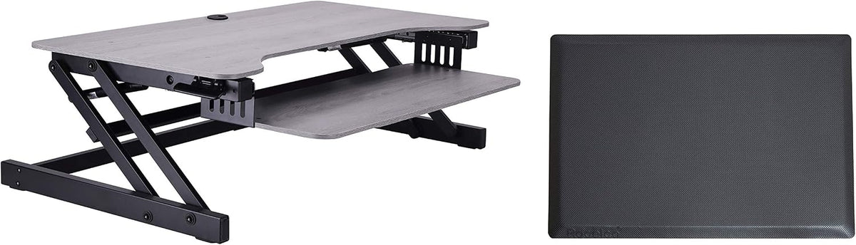 Rocelco 37.5" Height Adjustable Standing Desk Converter