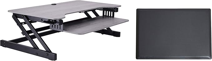 Rocelco 37.5" Height Adjustable Standing Desk Converter by Rocelco