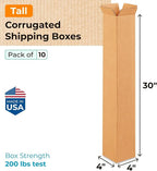 Tall Moving & Shipping Boxes 4x4x30 inches - Image 2