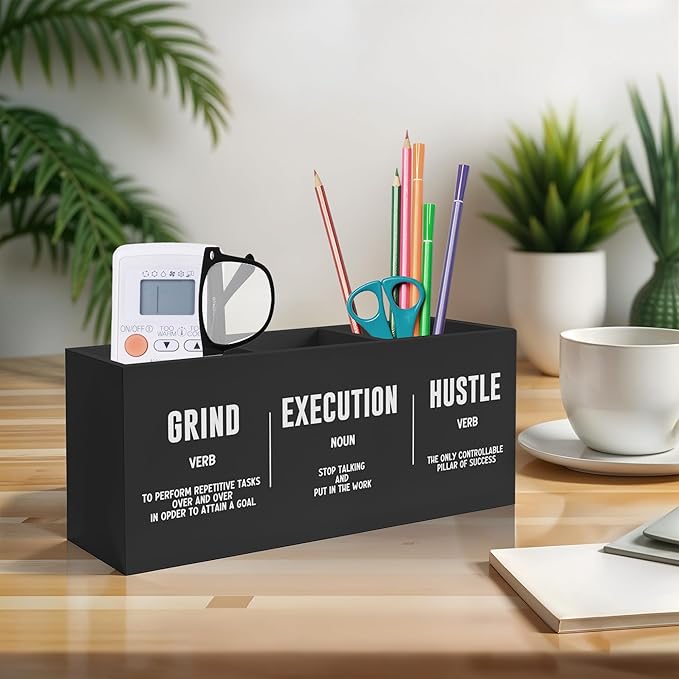 Exqcom Inspirational Office Pen Pencil Holder, Inspirational Gifts - Image 3
