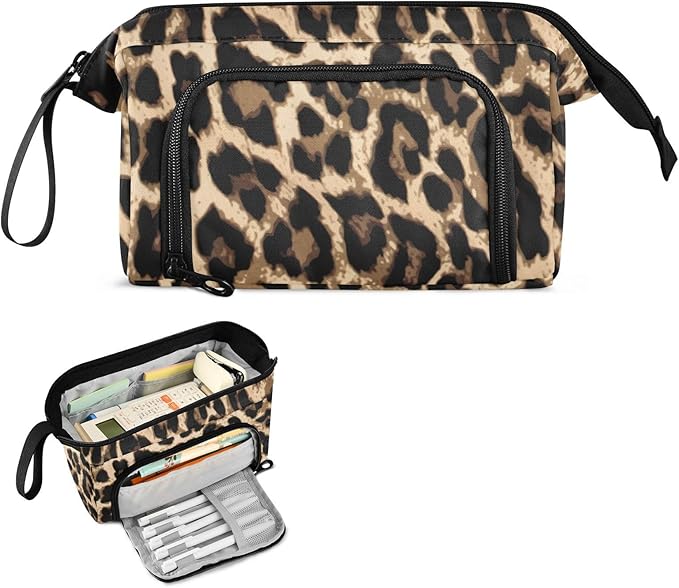 Bolaz Big Capacity Pencil Pen Case Pouch Bag School College Office Organizer - Image 2