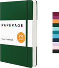 PAPERAGE Lined Journal Notebook, 252 Pages, Medium 5.6 in x 8 in by PAPERAGE