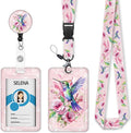 Bird Badge Holder with Retractable Lanyard, Detachable Lanyard Badge Reel by Mcapirivo