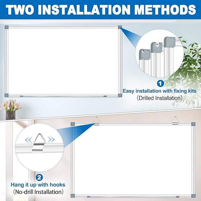Max-officoo White Board Dry Erase Whiteboard - Image 5