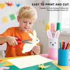 Cream Cardstock 8.5 X 11, 80 Sheets Card Stock, 75lb/ 200gsm Copy Paper - Image 5