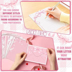 TaoBary 160 Pcs Stationery Paper Set 50 Double Sided Stationery Papers - Image 6