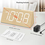 DreamSky Wooden Digital Alarm Clocks - Image 7