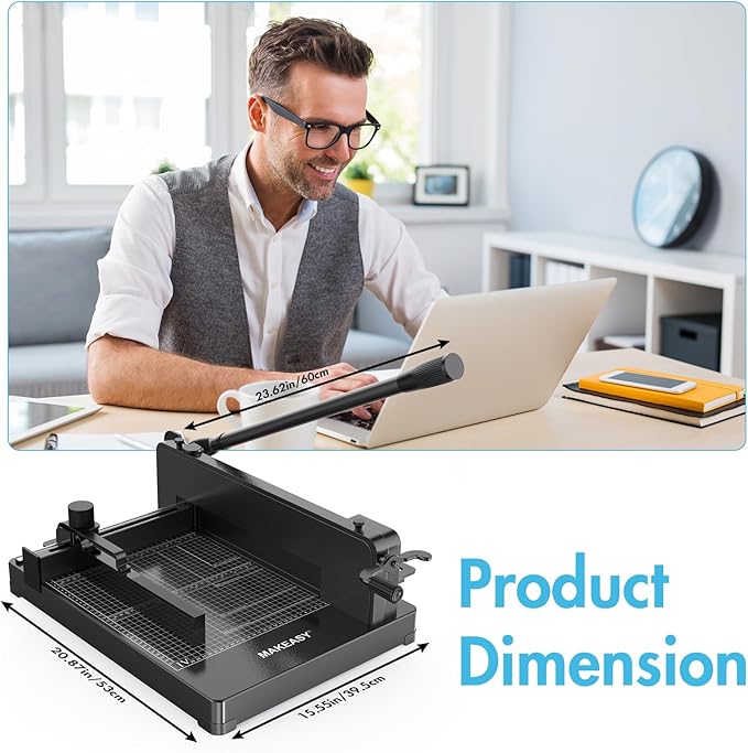 Paper Cutter 12 Inch, Heavy Duty Paper Cutter - Image 4