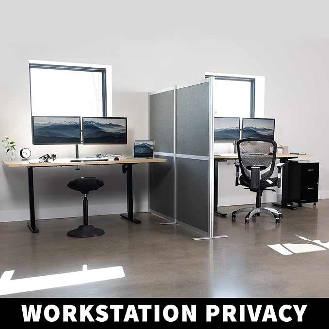 VIVO Modular Wall System, 2 PET Panels, Modern Professional Office Cubicle - Image 7