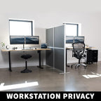 VIVO Modular Wall System, 2 PET Panels, Modern Professional Office Cubicle - Image 7