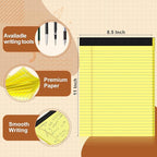 Legal Pads 8.5 X11, Narrow Ruled Notepads, 2 Pack, 50 Sheet/Pad, Tear Off - Image 3