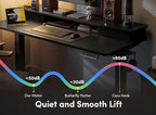 FEZIBO 63 x 28 Inch Deeper Height Adjustable Electric Standing Desk - Image 7