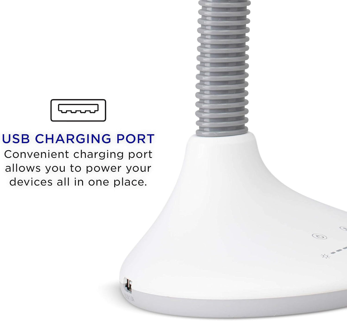 Verilux SmartLight Full Spectrum LED Desk Lamp with Adjustable Brightness