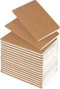 Lzerking Mini Notebooks Bulk 36 Pack Small Pocket Journal Notepads-Kraft Brown by Lzerking