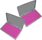 2 Pack Metal Case Stamp Pad Large Size by ZIGEL