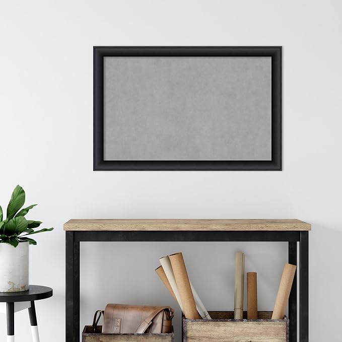 Amanti Art Black Framed Magnetic Board 23x35 Large Vision Board - Image 5