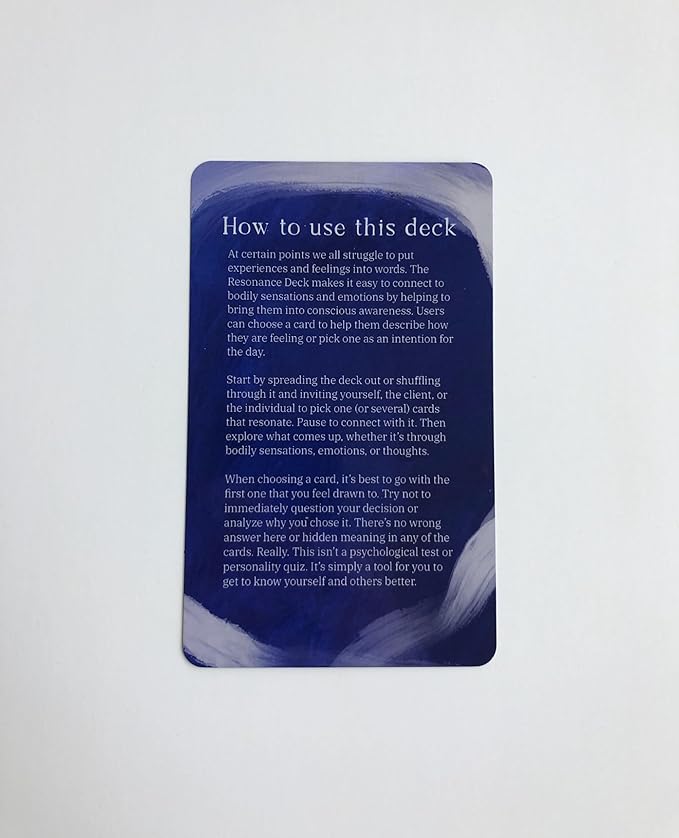 Resonance Emotion Card Deck of Abstract Art - Image 3