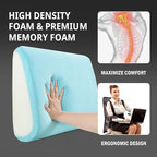 HOMBYS Lumbar Support Pillow for Recliner Chair, Memory Foam Back Support - Image 3
