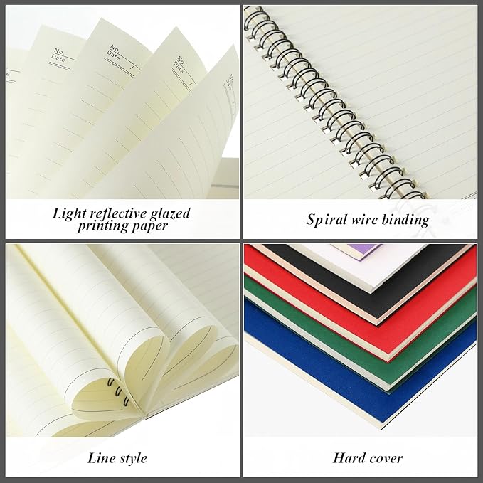 Leelosp 12 Pack Small Spiral Notebook A5 Lined College Ruled Spiral Journal - Image 2