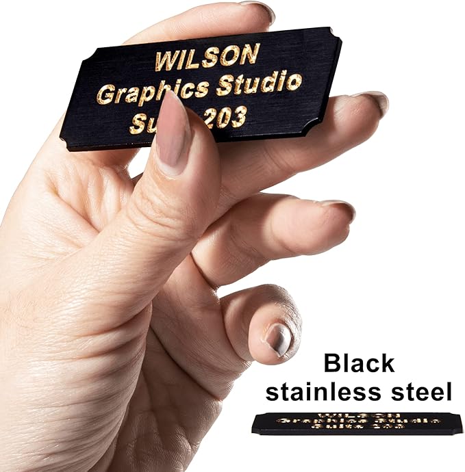 Personalized Name Plates, Deep Engraved Plaque, Custom Name Plate - Image 5