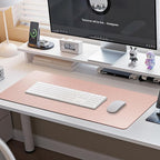 Boutilon Leather Desk Pad Protector, Non-Slip Mouse Pad, Laptop Desk Pad - Image 7