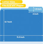 SUNEE File Folders, 30 Pack Manilla Folders 8.5 x 11, Colored File Folders Home - Image 2