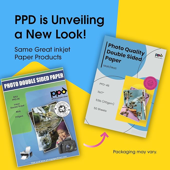 PPD Double Sided Photo Paper, Matte Brochure Paper 11 x 17 - Image 2