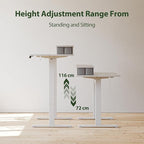 Agilestic 53 x 24 Inches Height Adjustable Electric Standing Desk - Image 7