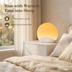 reacher sound machine sunrise alarm clock with night, close-up detail