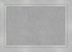 Amanti Art Silver Framed Magnetic Board 31x43 Large Vision Board by AmantiArt