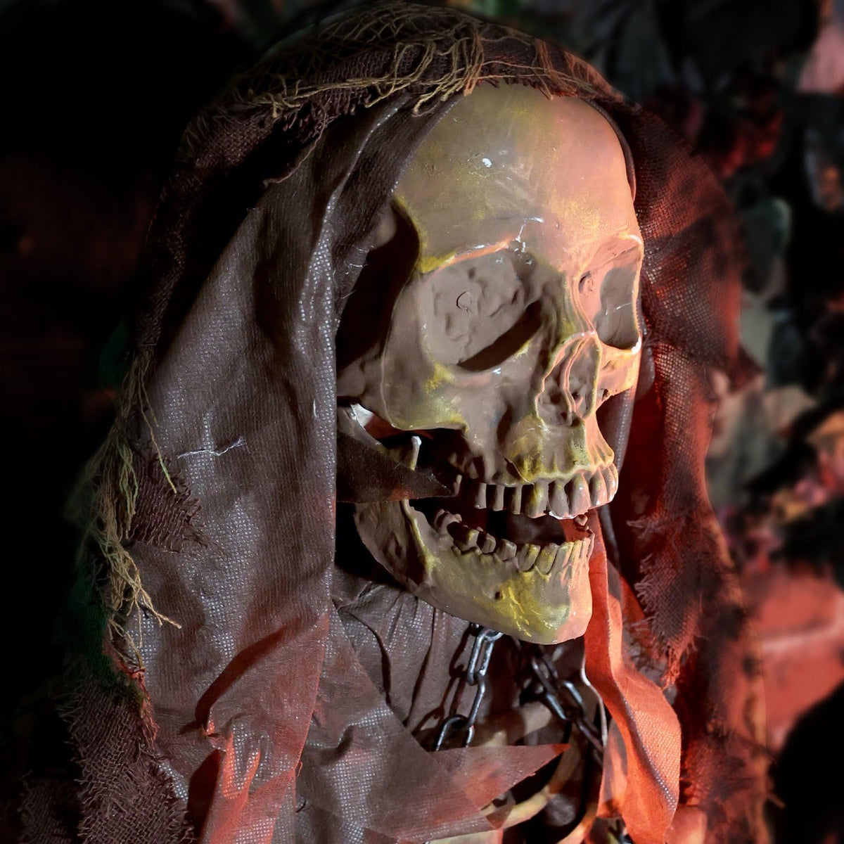 Haunted Hill Farm 5.2-Ft. Sonic Reaper Halloween Animatronic