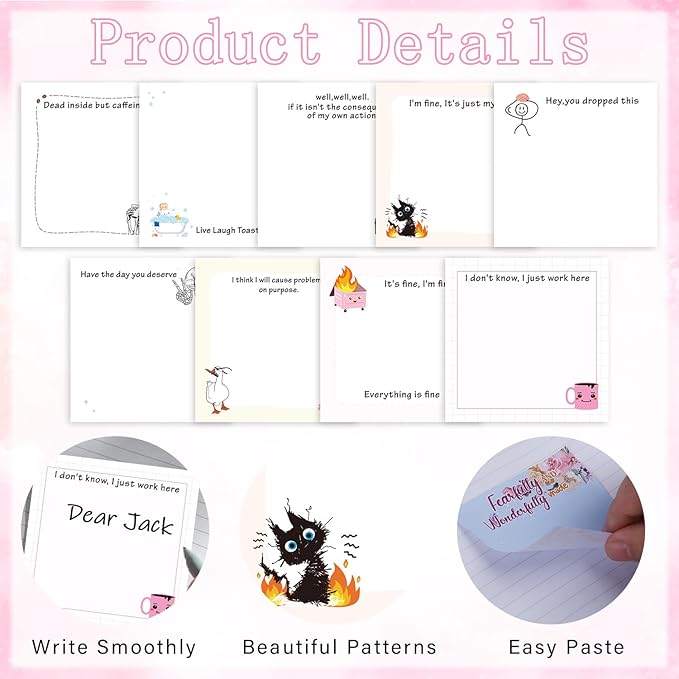 Lovarywow Funny Sticky Notes Gifts - Image 3
