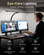 onemix 42" desk lamp for home office with, view 9