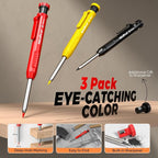 Nicpro 3 Pack CP1000 Carpenter Pencils - Image 2