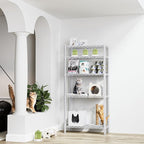 M MZG 1250 lbs 5 Tier Shelf Metal Storage Shelves Wire Rack Closet Organizers - Image 2