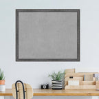 Amanti Art Grey Framed Magnetic Board 35x43 X-Large Vision Board - Image 5