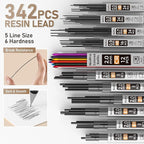 Nicpro 37PCS Gold Art Mechanical Pencil Set - Image 4