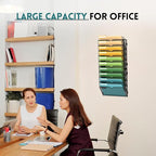 SUPEASY Wall File Organizer Mesh Office Mail Holder, Hanging Wall Organizer - Image 6