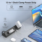 Jgstkcity Desk Clamp Power Strip, 45W Fast Charging Station, 4 USB-C, 4 USB-A - Image 2